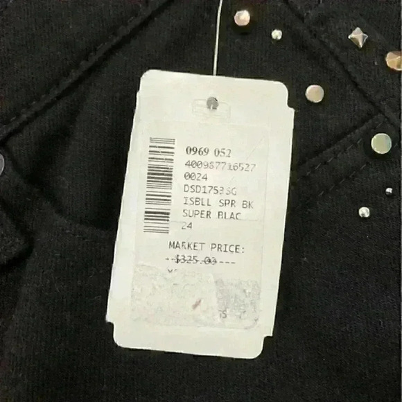 New with tags AG Adriano goldschmied the Isabelle high rise black jeans - Picture 6 of 6